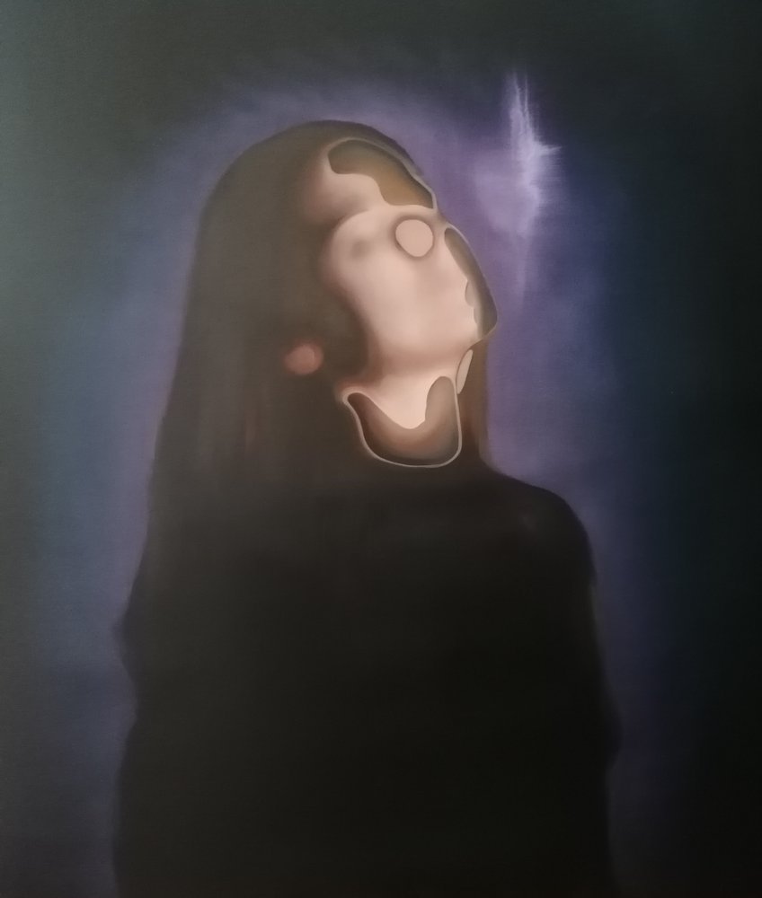 幻想的な上向きのまなざし 作： 