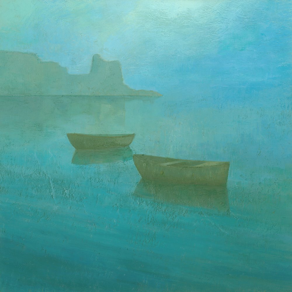 静かな朝の霧 作： 
