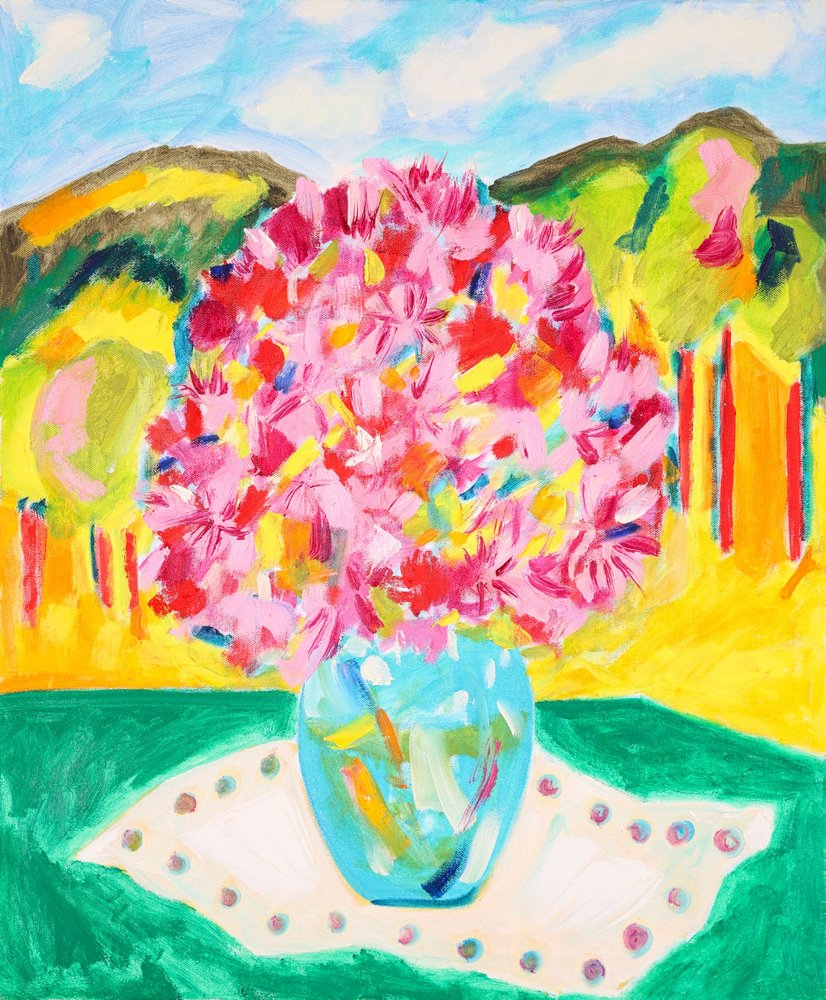 色鮮やかな山の花 作： 