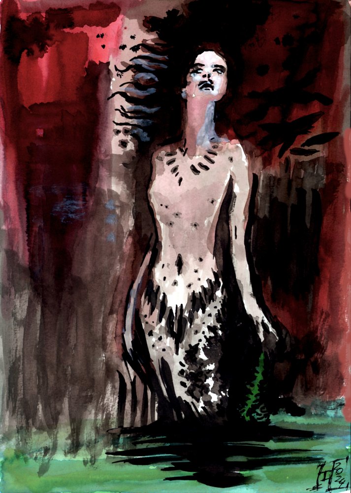  作： 