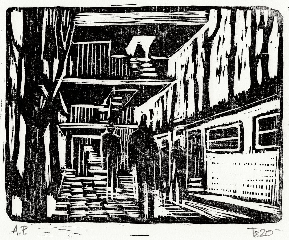 都市の地下鉄通路 作： 
