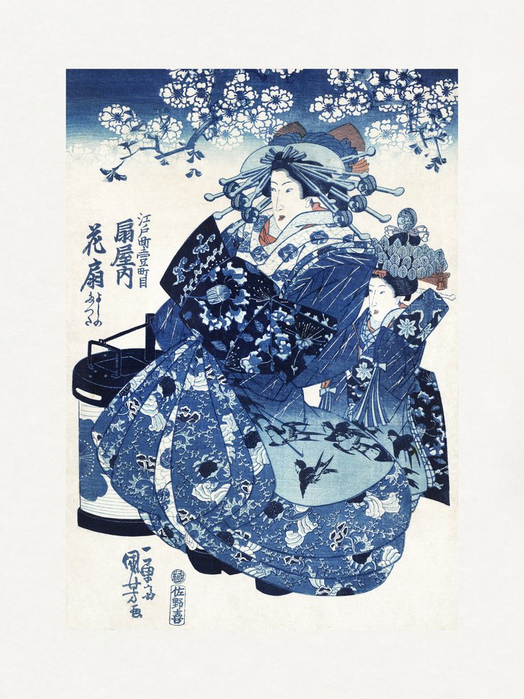 日本人女性（1798年～1861年） 作： 歌川国芳