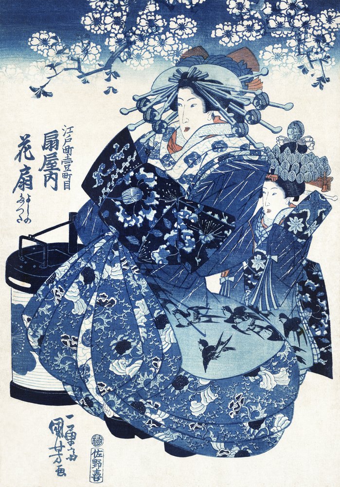 日本人女性（1798年～1861年） 作： 歌川国芳