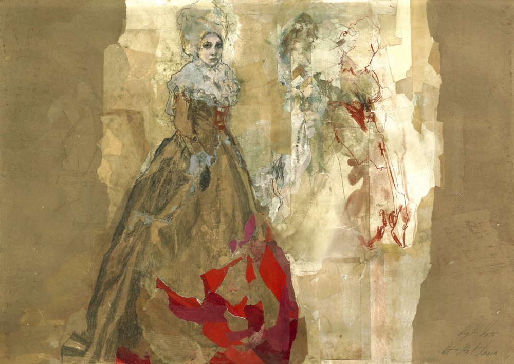  作： 