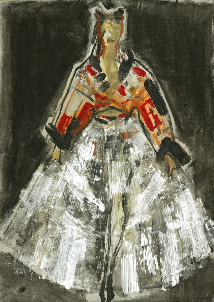  作： 
