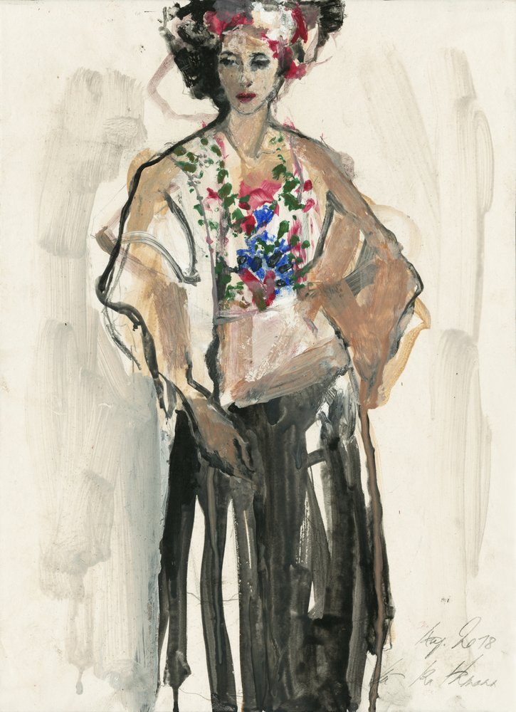  作： 