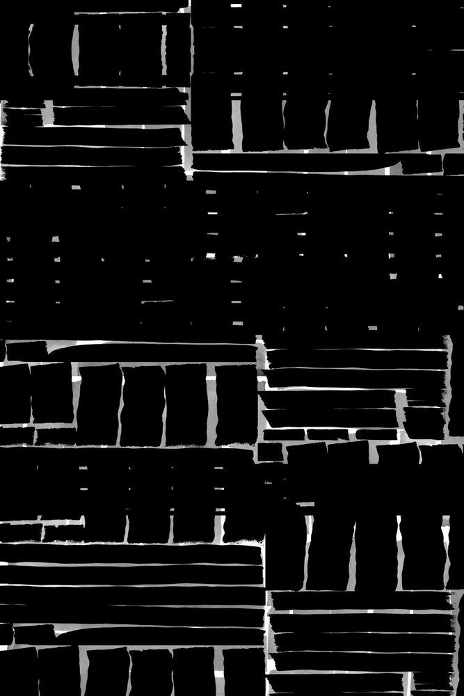 抽象的なブロック模様 作： 