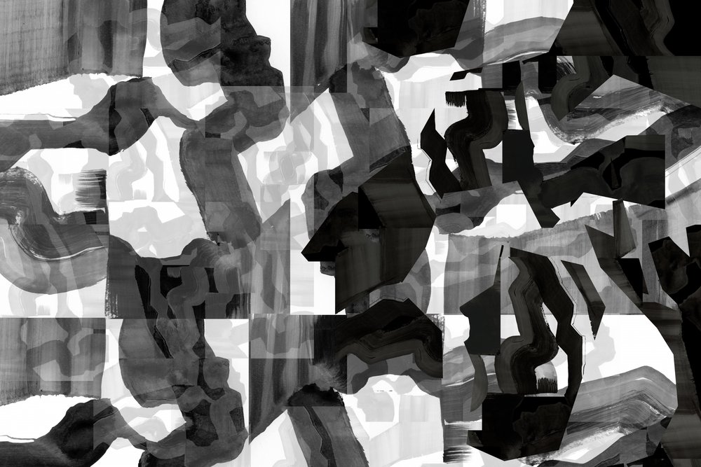 抽象的な人間の姿 作： 