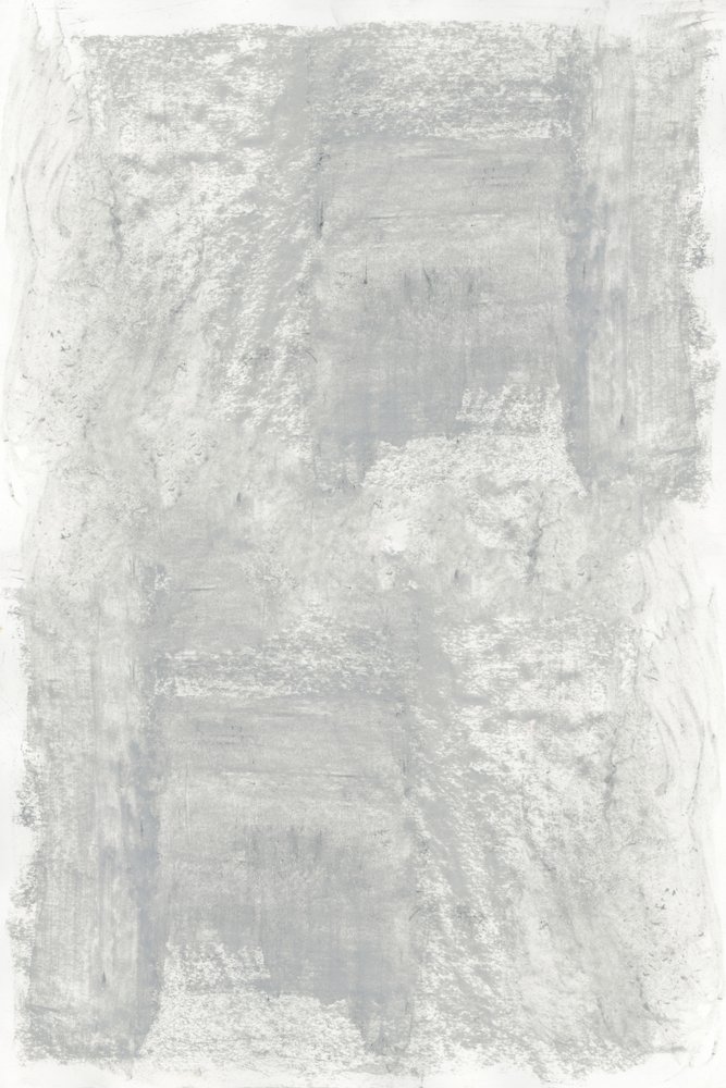 モダンなグレーの抽象画 作： 