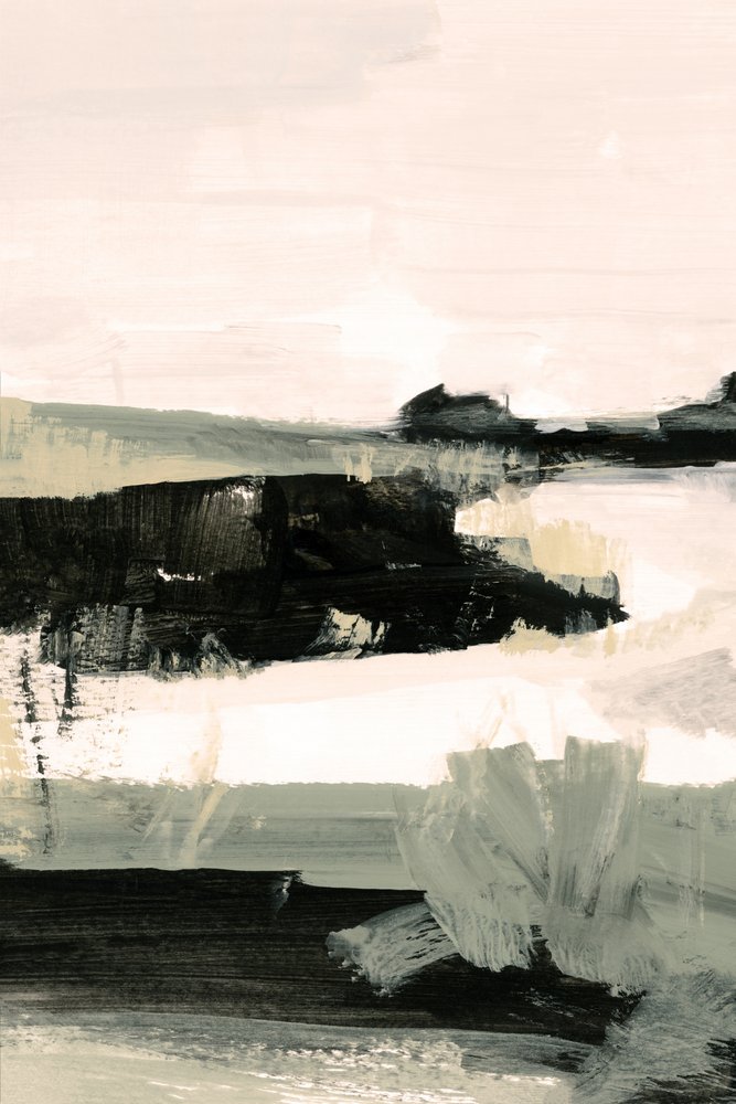 抽象的な風景画 抽象的な風景の油彩画 QW4453 絵画 3 21 2017 リメイク