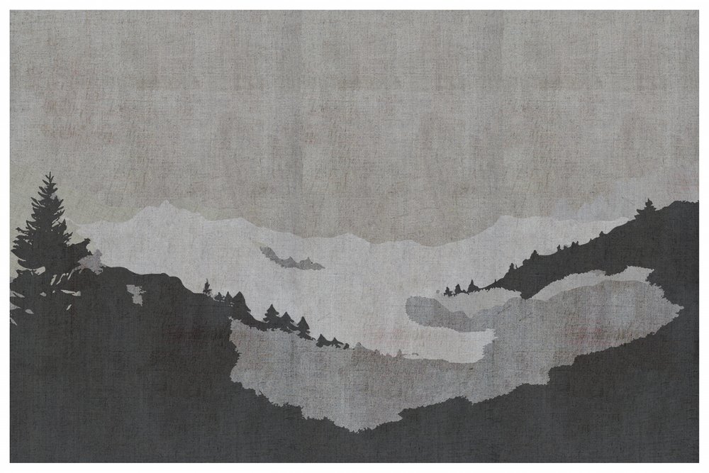 静かな山の霧 作： 