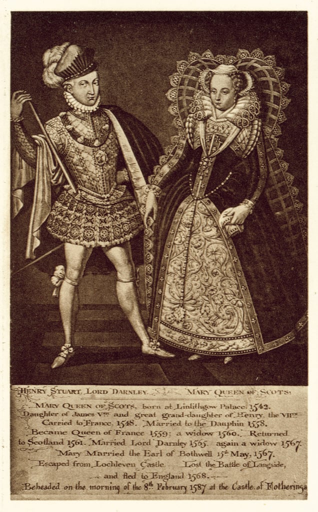 ヘンリー・スチュアート・ロード・ダーンリー、メアリー・クイーン・オブ・スコッツ（リトグラフ