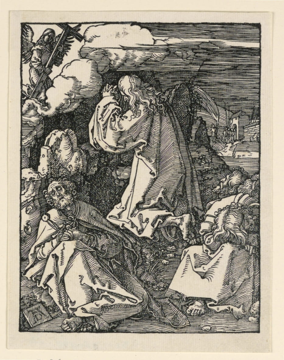 オリーブ山のキリスト (庭の苦悩)、「小さな受難シリーズ」より