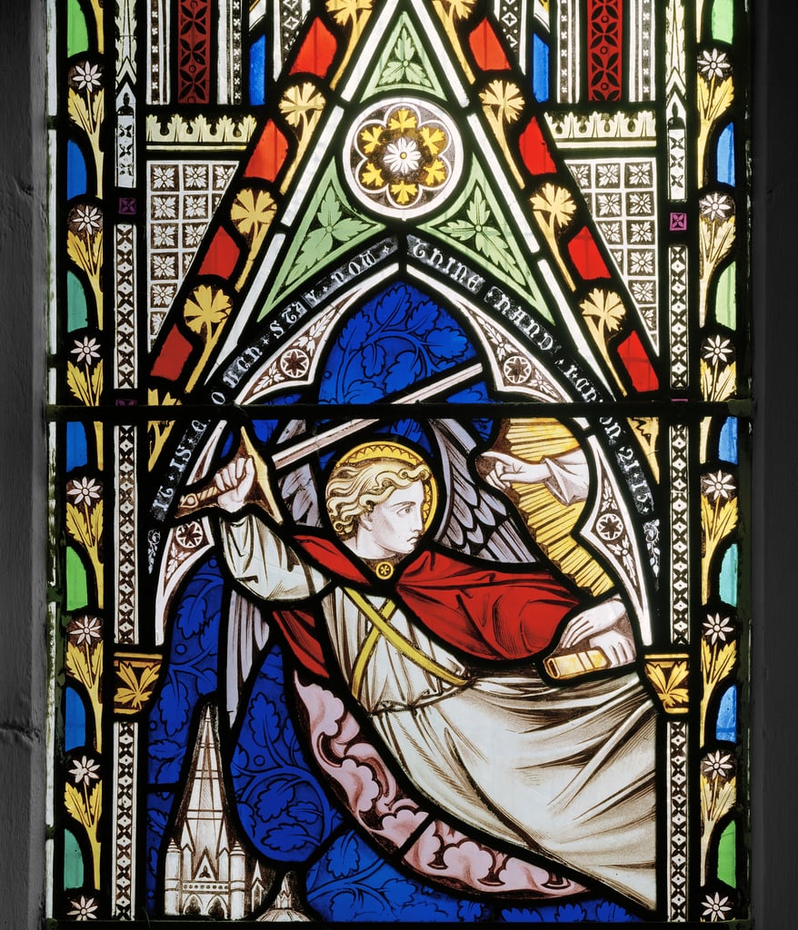 感謝の声続々！ Angel of the Arts 天使 ステンドグラス グラス