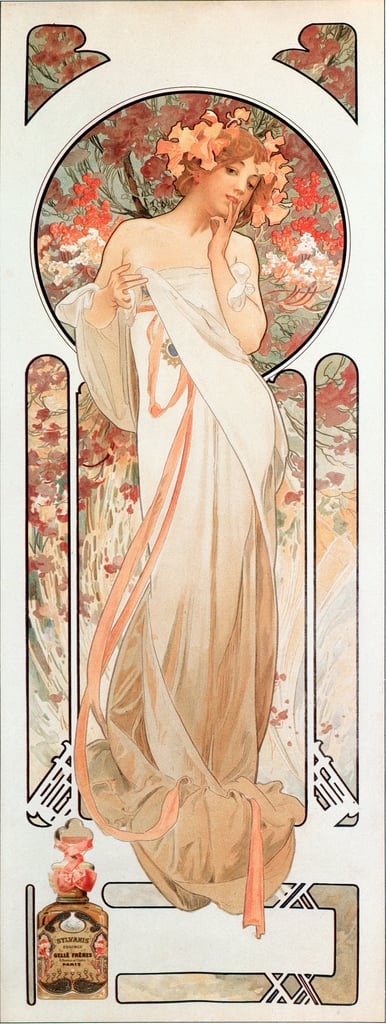 アルフォンス・ミュシャ、Alphonse Mucha、【椿姫】、希少な額装用画集