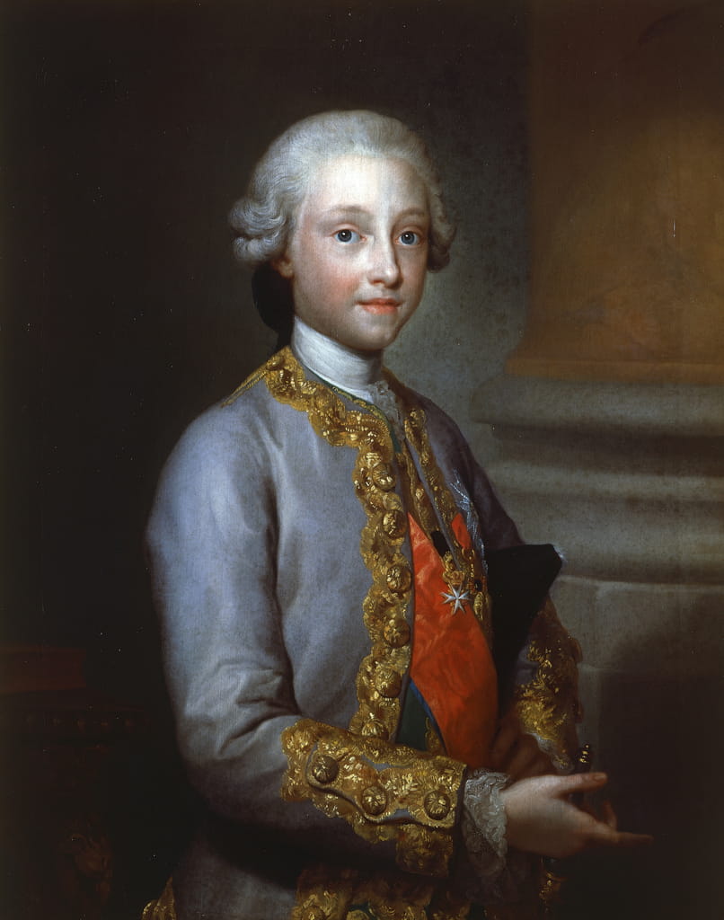 スペインのインファンテ・ガブリエルの肖像（ポルティチ