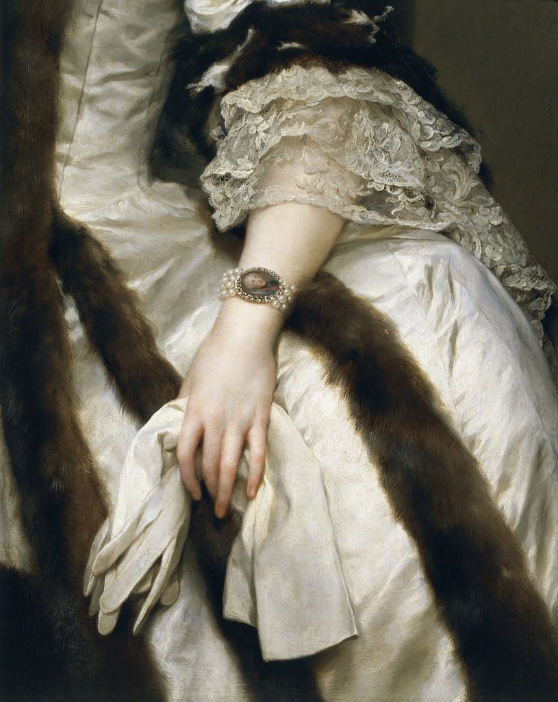 ナポリ王妃マリア・カロリーナの肖像（アントン・ラファエル・メングス作