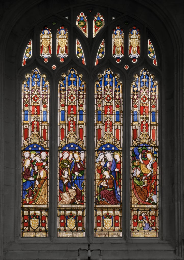 聖マリアマグダレンの生涯の出来事、1848年（ステンドグラス）