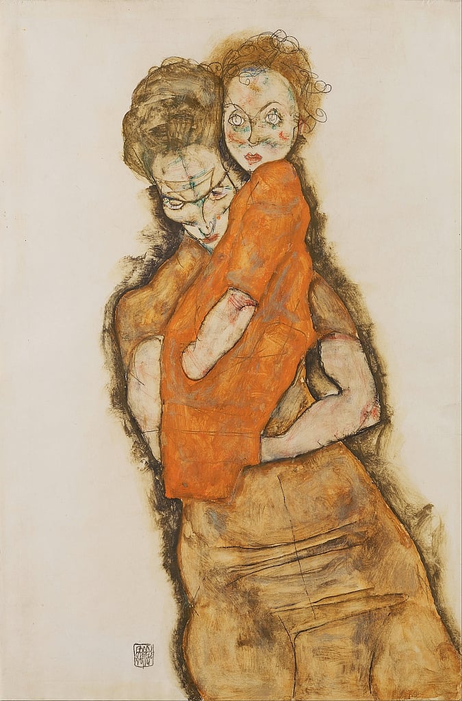 母と子、1914 | エゴンシーレ