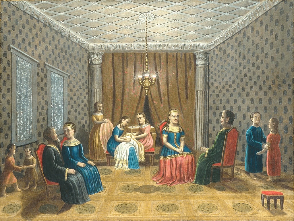 エジプトのシーンは、おそらくモーゼスとジッポラ、185680年。