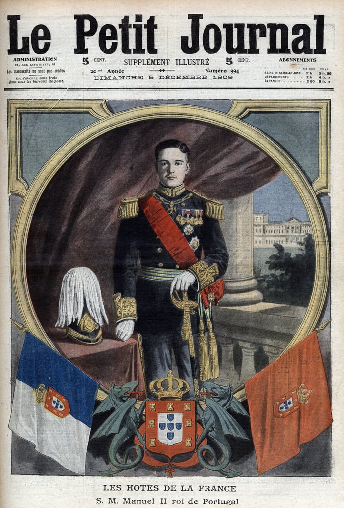 ポルトガル王マヌエル2世（18891932）のパリ訪問時の肖像12月5日付「Le Petit Journal」紙