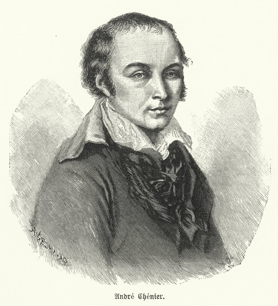 アンドレ・シェニエ（フランスの詩人）（リトグラフ