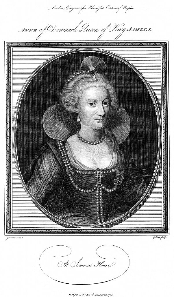 デンマークのアン15741619、ジェームズ1世の女王の配偶者、1786年。