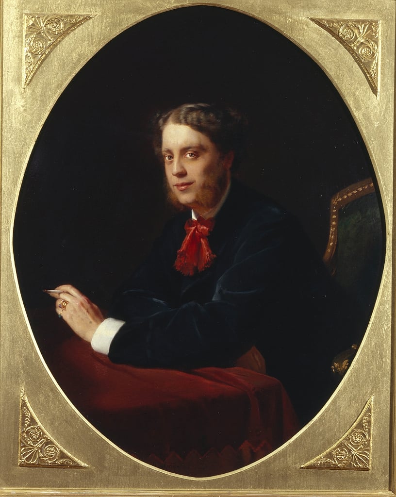 ニコライ・セルゲイエヴィッチ・ストロガノフ伯爵の肖像1836-1905、1865                                    アート作品の設定をする