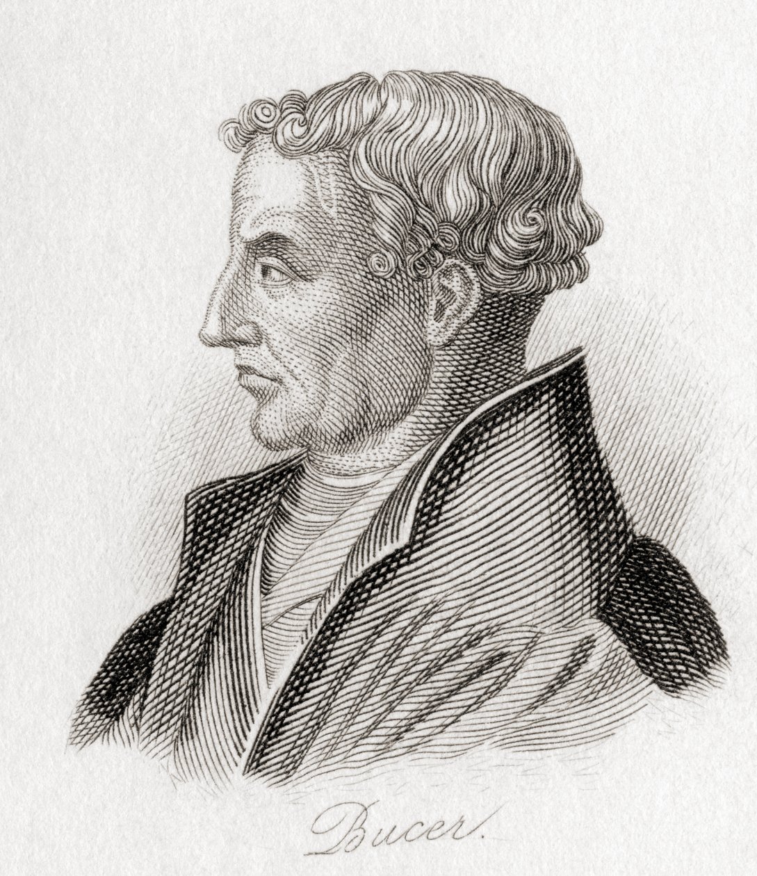 マーティン・ブサー、1491年？ 1551.ドイツのプロテスタントの改革者。 作： 不明
