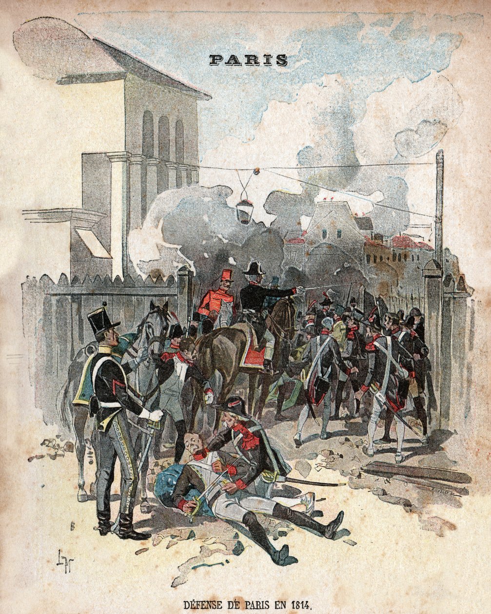 Siege de Paris、1815。Siegeof Paris、1815。 作： 不明