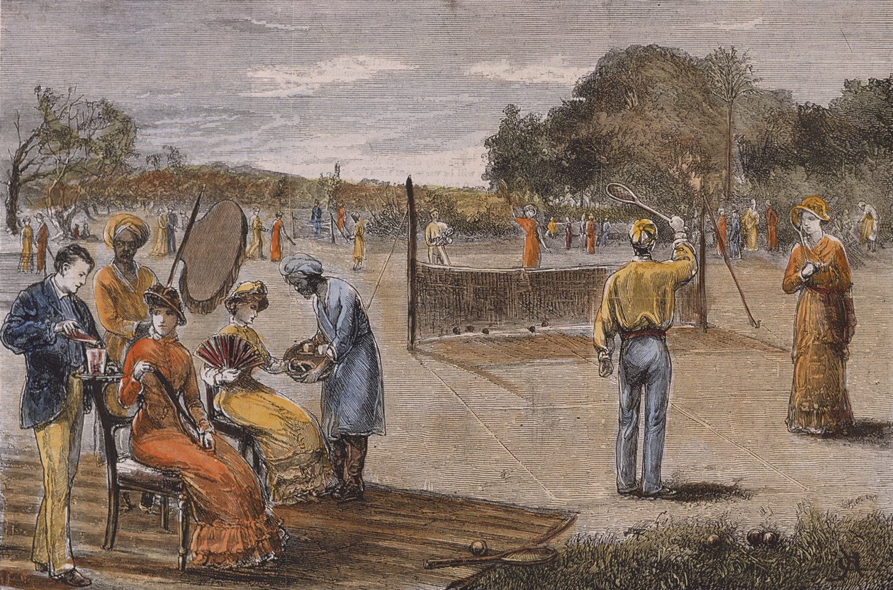 インドからのスケッチ-平原の午後、1880（カラー彫刻） 作： 不明