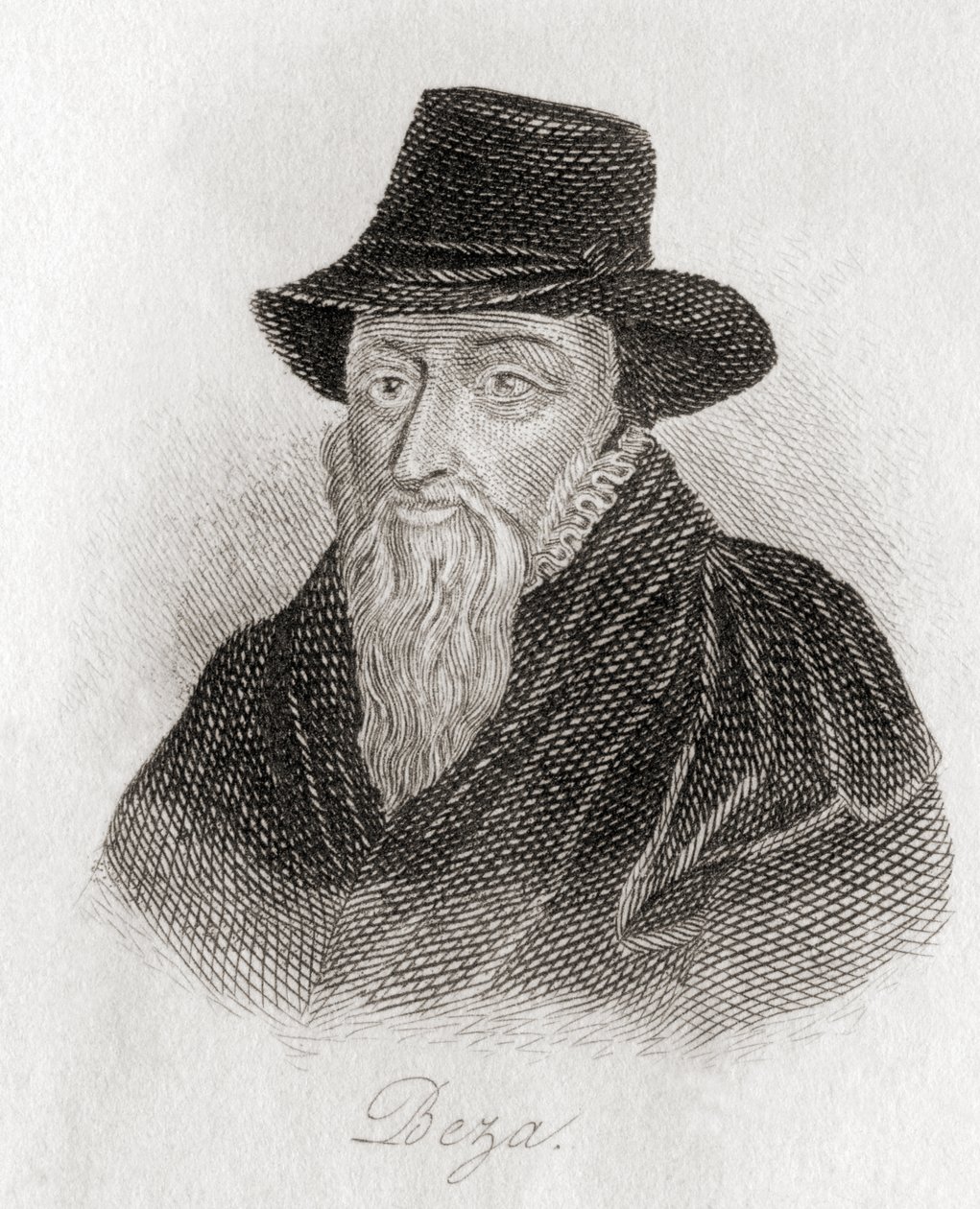 セオドア・ベザ、1519年？ 1605。 作： 不明