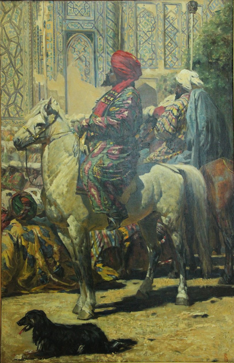 サマルカンドのライダー。絵画のための研究The Triumph 作： ВасилийВасильевичВерещагин