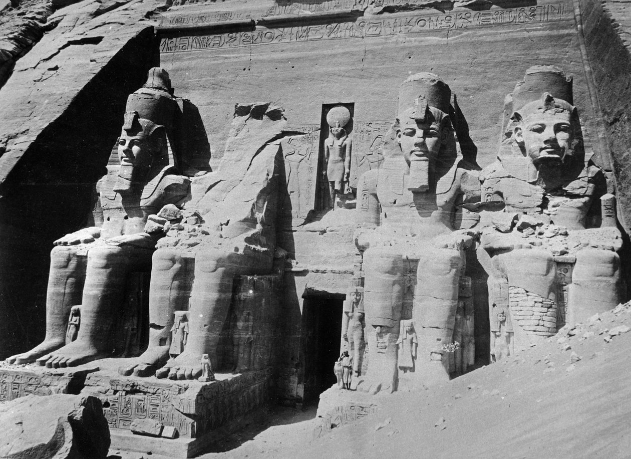 ラムセス2世の神殿、1904-05年頃 作： 英語の写真家