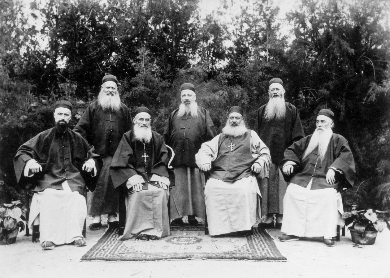 中国の使命からのイエズス会、1900年頃 作： フランスの写真家