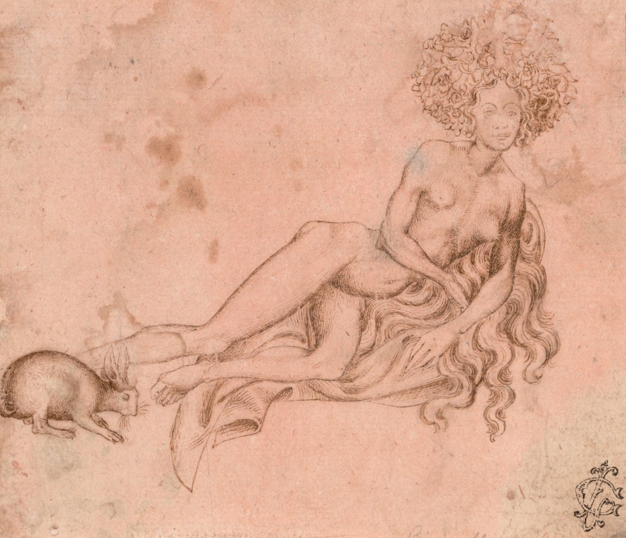 Luxuria（直腸）の寓話、c。 1426年 作： アントニオ・ピサネッロ