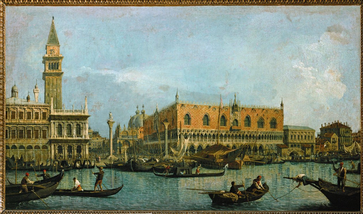 サン・マルコ盆地から見たモレ... 作： (1697-1768) カナレット