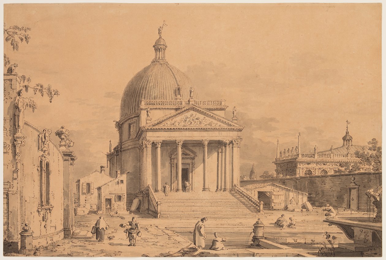ビュー Created with San Simone Piccolo, c. 1735年 作： カナレット