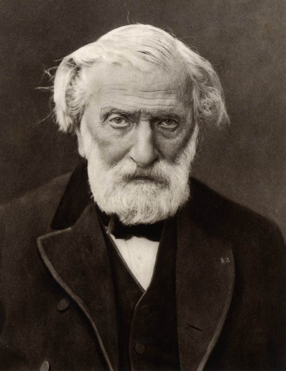 (シャルル・ルイ）アンブロワーズ・トマ（1811-1896）フランスの作曲家、1871年からパリ音楽院院長（モノクロ写真） 作： (1820-1910) ナダル
