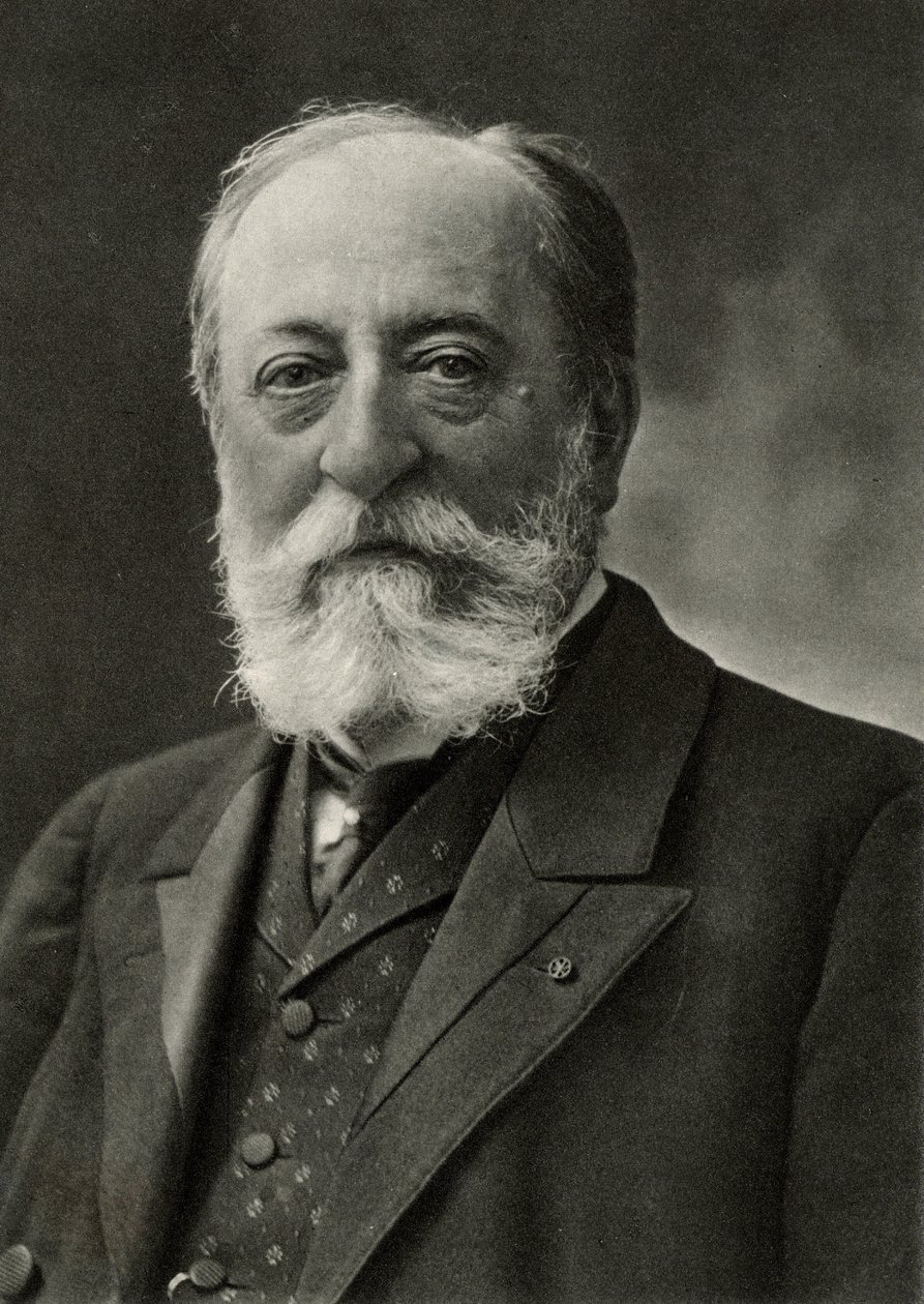 カミーユ・サン・サーンス（サン・サーンス）（1835-1921）フランスの作曲家、オルガニスト（モノクロ写真） 作： (1820-1910) ナダル