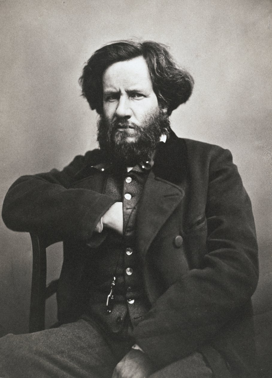Auguste Luchet (1806-1872) イギリスの劇作家、ジャーナリスト、小説家、作家 by Nadar 作： ナダール