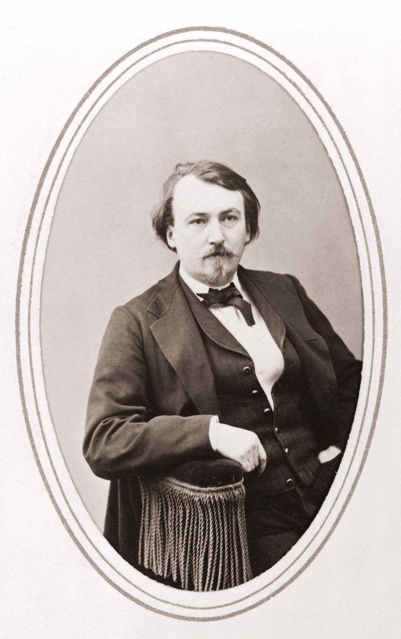 1865年頃、ナダールによるギュスターヴ・ドレ（1832～188）の肖像。 作： ナダール