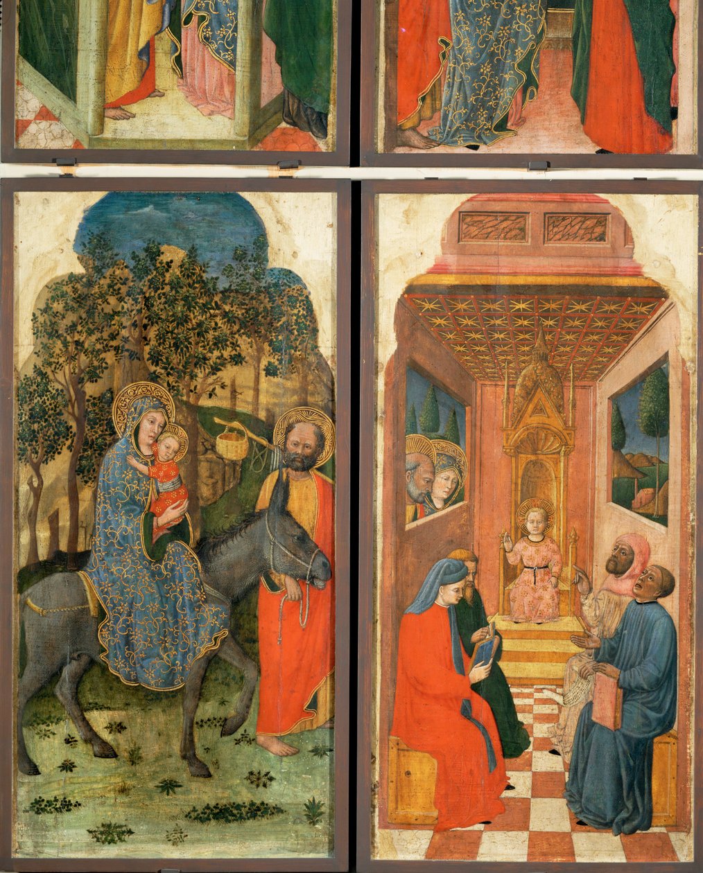 聖母の生活から12のシーン... 作： (アクティブな c.1463 c.1490) ヴィルテンのマスター