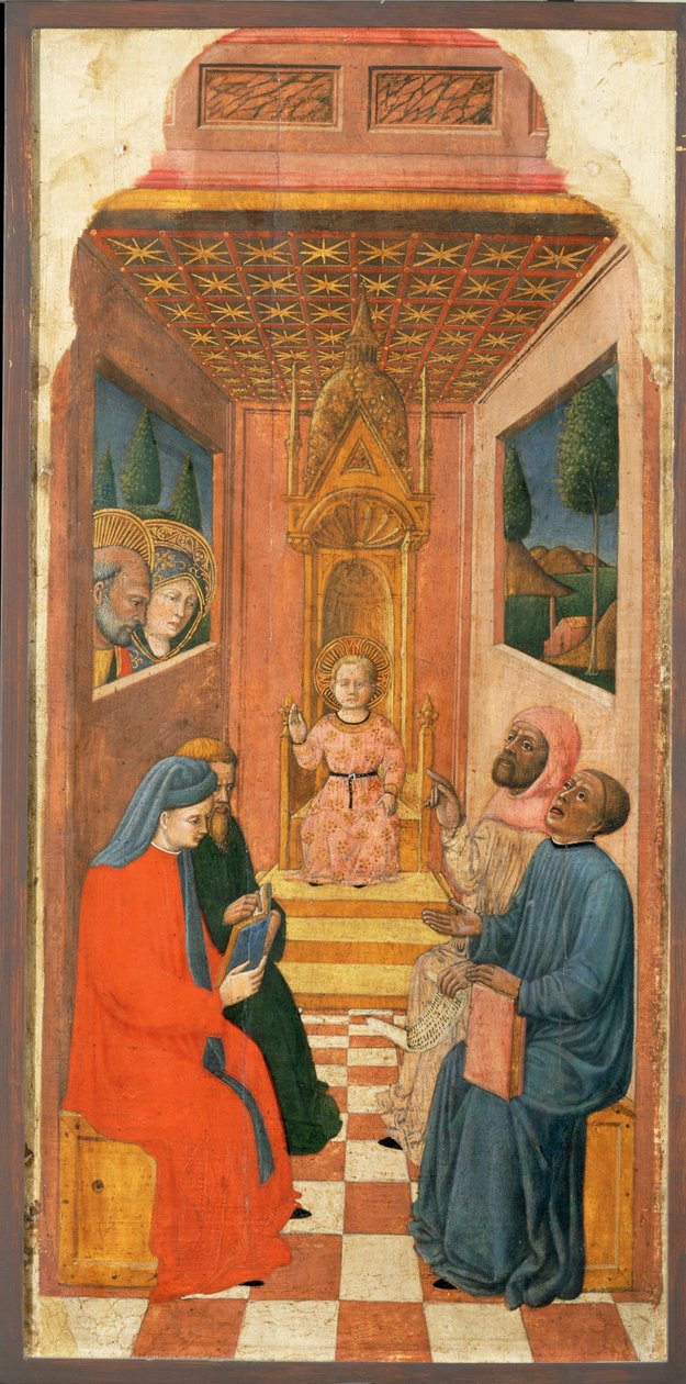 聖母の生活から12のシーン... 作： (アクティブな c.1463 c.1490) ヴィルテンのマスター