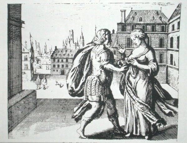 19世紀後半に出版された魔術史に掲載されたバジル・ヴァレンタインの「アゾート」（1659年）からの「ヘルメス的会話」（リトグラフ版） 作： （後）ドイツ語学校