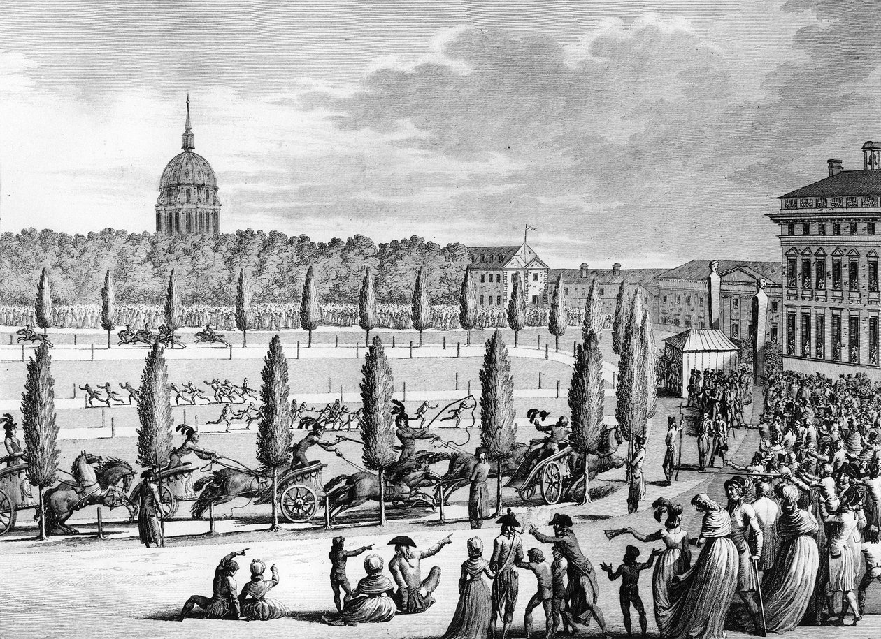 フランス革命。共和国建国記念日（9月22日）の金曜日の1日に行われるフェット。 作： （後）ジラーデット