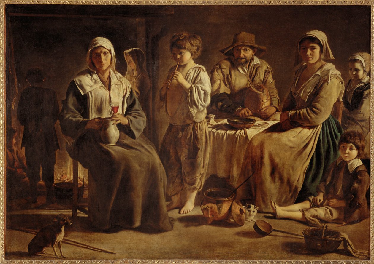 Famille de paysans d