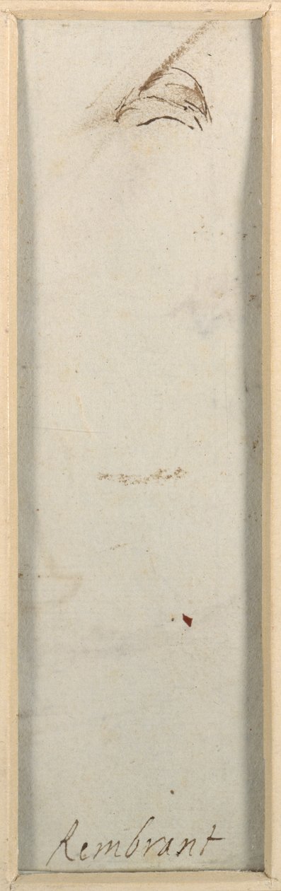 レンブラント」1650年～52年頃（紙にペンとインク 作： （attr。to）レンブラントハーメンス。ヴァンレイン