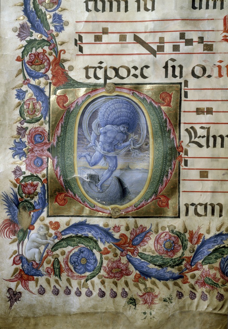 漸進的なイルミネーションのページ（ミニチュア 作： （c.1445 1527）リベラルダヴェローナ