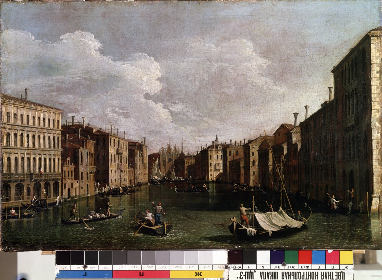 *イタリア*ベニスの運河*大型油絵* イタリア*ベニスの運河*大型油絵*（イタリア*ベニスの運河*大型